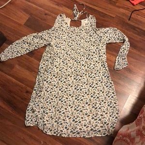 Long sleeve floral dress